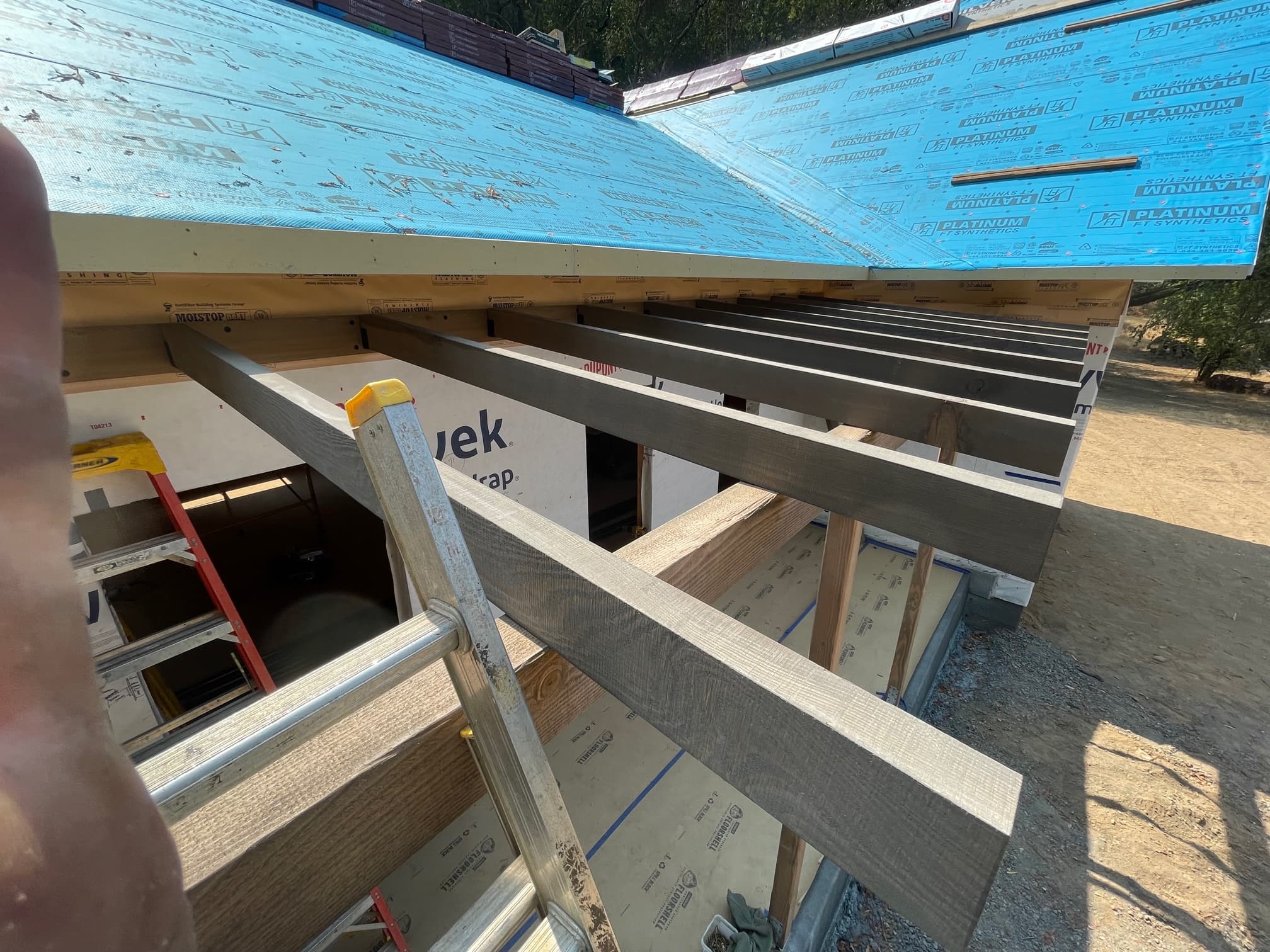 ADU roof construction