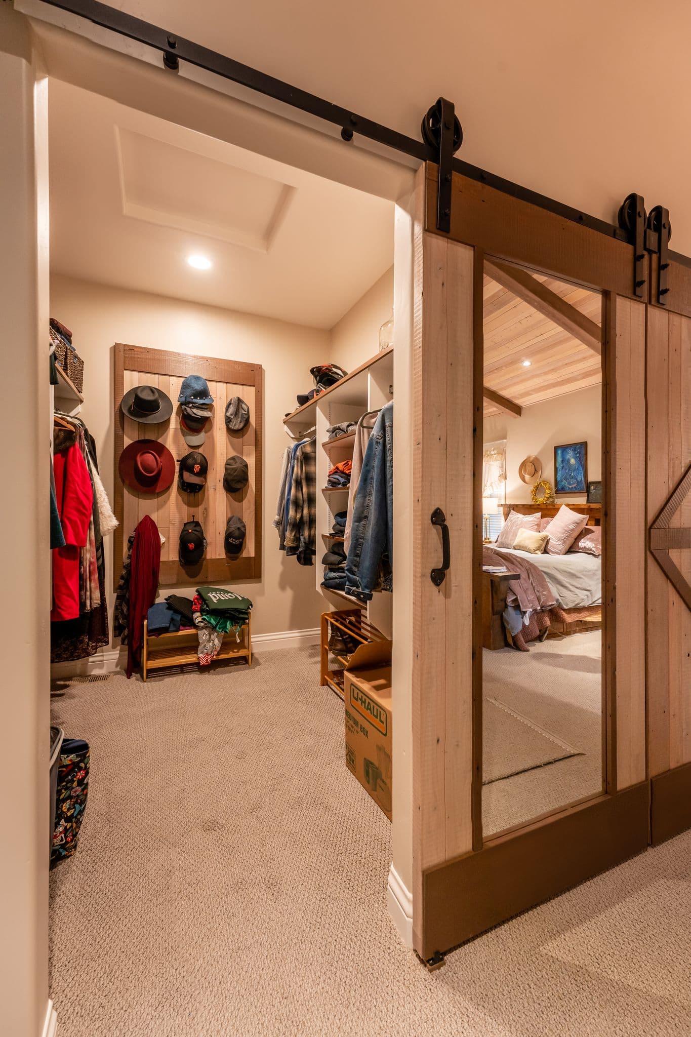 Master walk-in closet