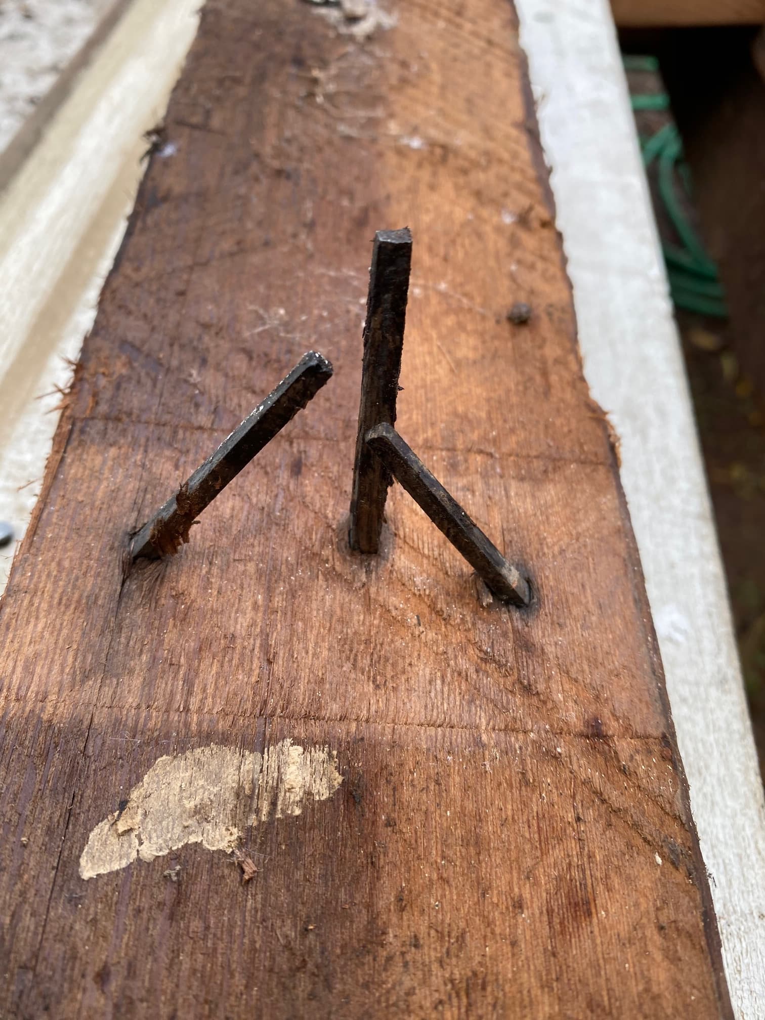 Repurposed wood detail